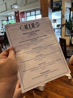 Menu photo 6 Gillie's Cuisine Blacksburg, VA