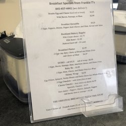 Frankie T's Kitchen And Catering - Breakfast menu