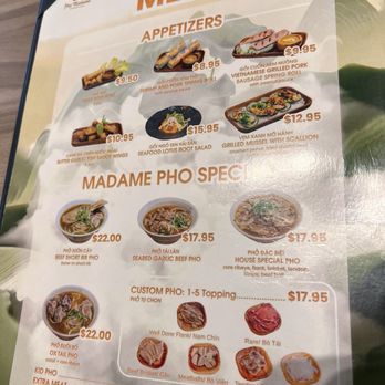 Pho Madame - Menu - Vietnamese Near Me - Roseville, California Pho Madame - Menu - Vietnamese Near Me - Roseville, California