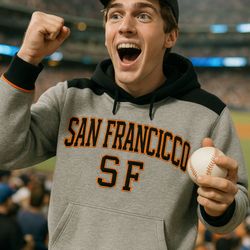 Renegade Sportswear Men's Fleece Hoodie Pullover San Francisco Sweatshirt
