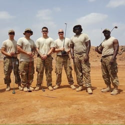 A huge thank you from one of our units from the United States Air Force currently deployed in Africa enjoying the donated golf balls