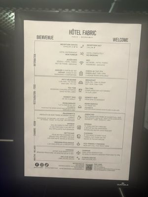 Hôtel Fabric Paris by null