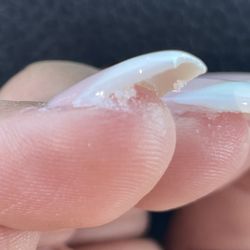 King Nails Cypress - Messy didn't clean up or finish properly