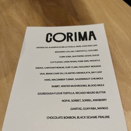Tasting menu (2/27/2025)