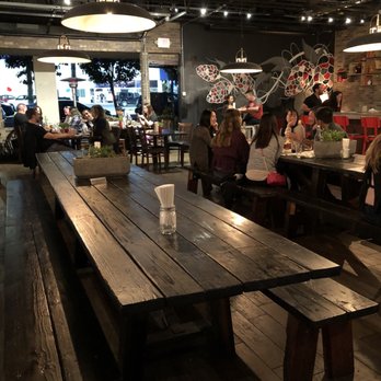 Common Theory - Bench seating or regular dining tables - Gastropubs Near Me - San Diego, California Common Theory - Bench seating or regular dining tables - Gastropubs Near Me - San Diego, California