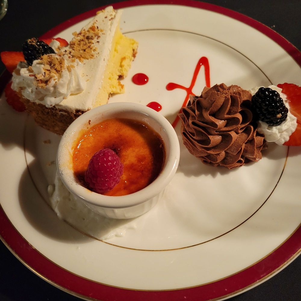 Antiquity Restaurant - Dessert trio - Seafood Near Me - Albuquerque, New Mexico