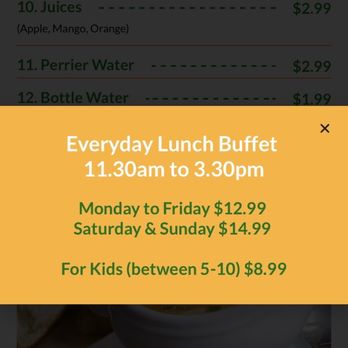 Friends Indian Cuisine  - From their website as of 8/13/2022 - Indian Near Me - Orlando, Florida