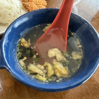 Ramen USA - a bowl of soup with a red spoon - Ramen Near Me - Arlington Heights, Illinois