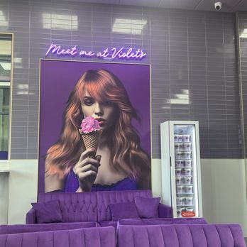 Violets Ice Cream Boutique - Sitting area - Ice Cream & Frozen Yogurt Near Me - Oviedo, Florida Violets Ice Cream Boutique - Sitting area - Ice Cream & Frozen Yogurt Near Me - Oviedo, Florida