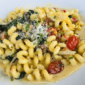 The Pump House - Sooo, this is the smoked chicken pasta.  It appears to be cooking chicken... - New American Near Me - Rock Hill, South Carolina