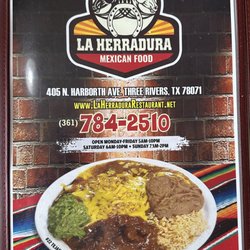 La Herradura - Menu cover.