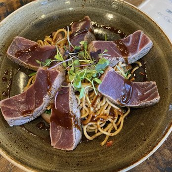 The Shark on the Harbor - Sesame encrusted yellowfin tuna - Seafood Near Me - Ocean City, Maryland