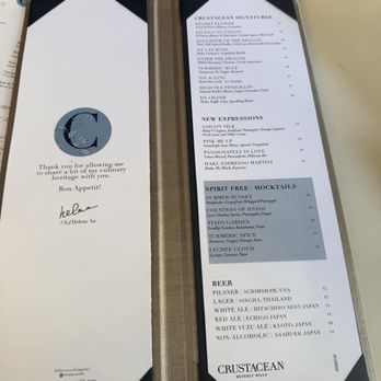 Crustacean Beverly Hills - Bar menu - Vietnamese Near Me - Beverly Hills, California Crustacean Beverly Hills - Bar menu - Vietnamese Near Me - Beverly Hills, California