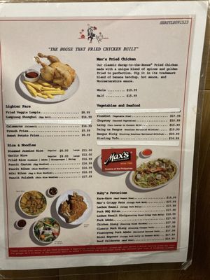 Menu photo 5 Max's Restaurant - Seattle Tukwila, WA Menu photo 5 Max's Restaurant - Seattle Tukwila, WA