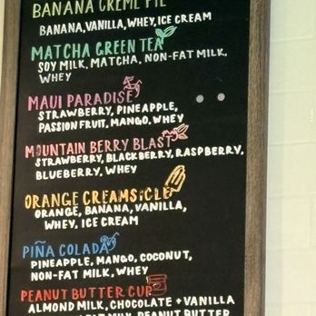 Emerald City Smoothie - Secret Menu (as of 11/2025) - Juice Bars & Smoothies Near Me - Bellevue, Washington