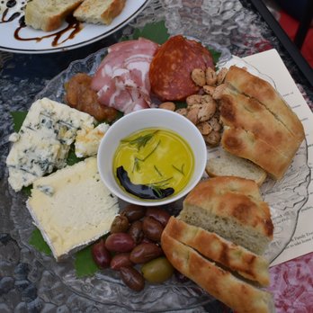 Myka Estates - Charcuterie plate with foccacia! - Wine Tasting Room Near Me - Placerville, California