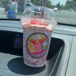 Fresas con crema Shake Fresas con crema Shake