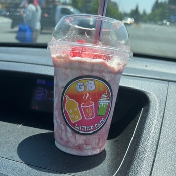 GB Latino Cafe - Fresas con crema Shake - Coffee & Tea Near Me - SeaTac, Washington GB Latino Cafe - Fresas con crema Shake - Coffee & Tea Near Me - SeaTac, Washington