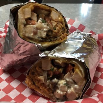 Nick's Grill - Regular spicy chicken burrito w/ sour cream - Tex-Mex Near Me - Kirkland, Washington Nick's Grill - Regular spicy chicken burrito w/ sour cream - Tex-Mex Near Me - Kirkland, Washington