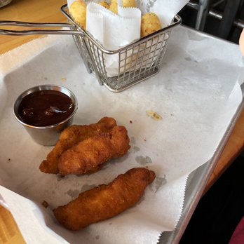 Brgr Stop - Capt Crunch Chix Tenders. -- overly sweet and overcooked. - Burgers Near Me - Coconut Creek, Florida