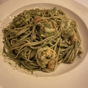 Delfino - Linguine with shrimp in pesto sauce - Italian Near Me - Roslindale, Massachusetts