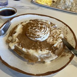 Cinnamon roll waffle