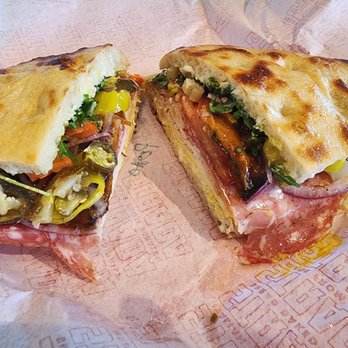 Strada - Turkey and salami with everything added roasted peppers - Sandwiches Near Me - Fresno, California Strada - Turkey and salami with everything added roasted peppers - Sandwiches Near Me - Fresno, California