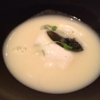 Benu - Thousand-year-old quail egg, potage, ginger - Asian Fusion Near Me - San Francisco, California