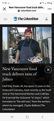El Viejón Taquería y Mariscos food truck by null