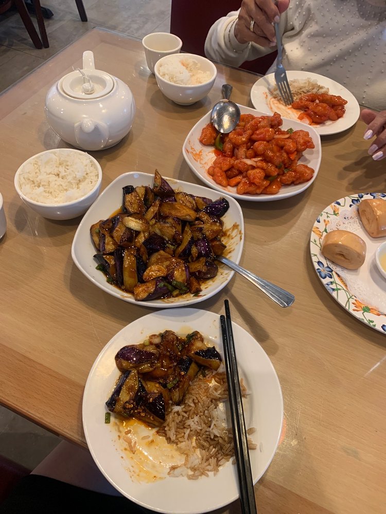 Jasmine Tea, 100. Eggplant in Chili Garlic Sauce, 47. Orange Peel