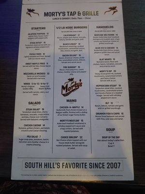 Menu photo 4 Morty's Tap & Grille Spokane, WA Menu photo 4 Morty's Tap & Grille Spokane, WA