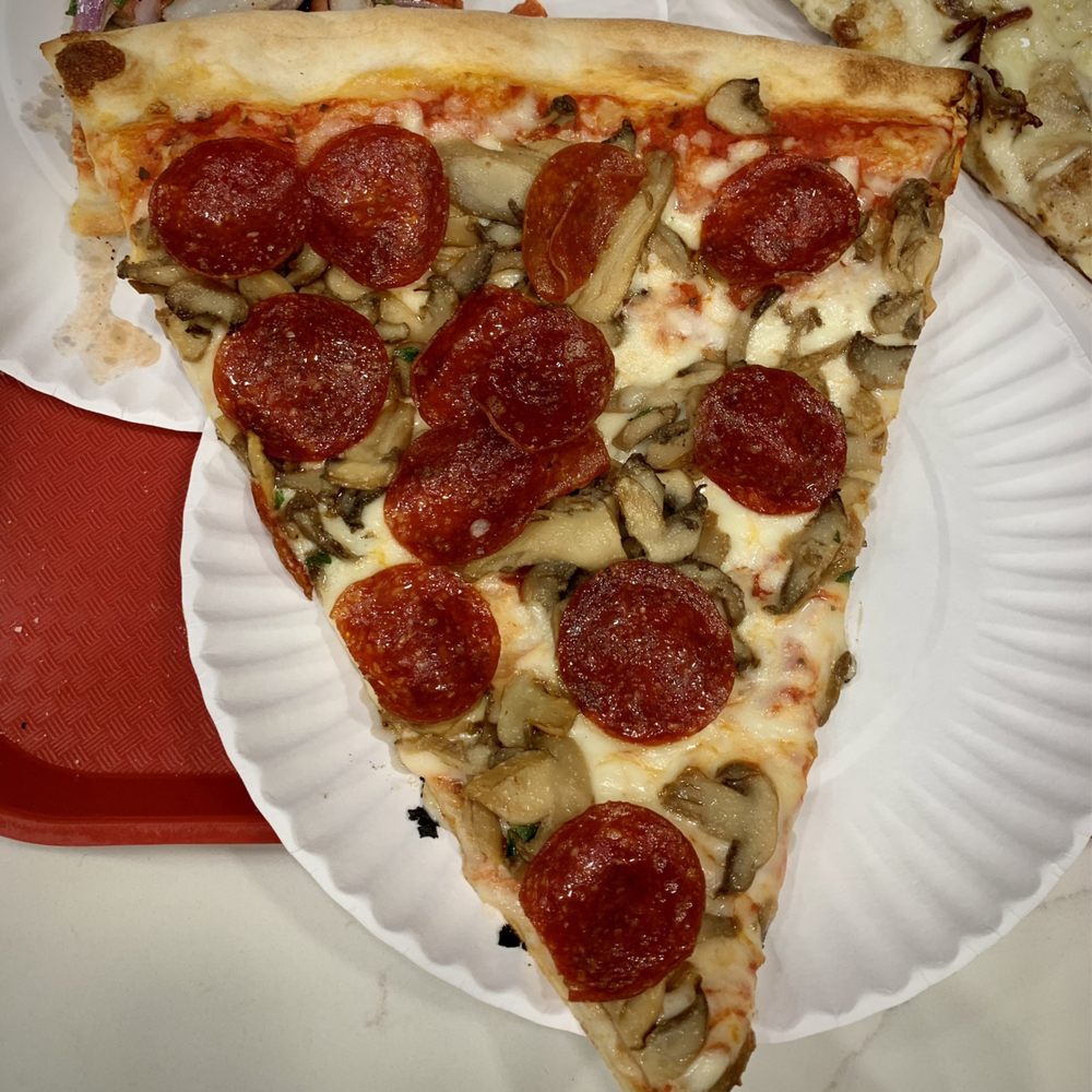 Centro Pizza - Pepperoni Mushroom slice - Pizza Near Me - New York, New York
