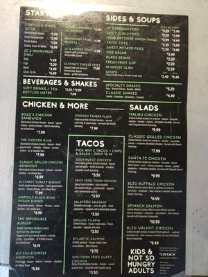 Menu photo 2 JC's Burger Bar Mesquite, TX