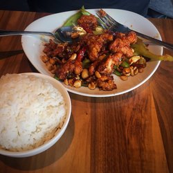PF Chang's - Kung Pao Chicken and rice bowl