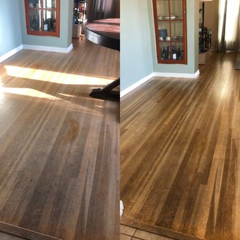 Preferred Services Carpet Cleaning and Floor Care - Before / After photo - floors cleaned and re-sealed - Flooring Near Me - Lakeside, California Preferred Services Carpet Cleaning and Floor Care - Before / After photo - floors cleaned and re-sealed - Flooring Near Me - Lakeside, California