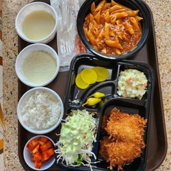 Galleria Tonkatsu - #19 fish cutlet + pasta $17.99