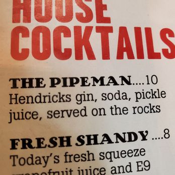 E9 Firehouse - Descriptiom of the cocktail I ordered. (Don't judge! I LOVE pickles!) - Breweries Near Me - Tacoma, Washington E9 Firehouse - Descriptiom of the cocktail I ordered. (Don't judge! I LOVE pickles!) - Breweries Near Me - Tacoma, Washington