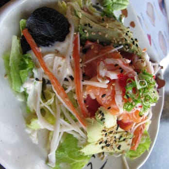 Pearl Sushi Lovers - sashimi salad (meh) - Japanese Near Me - Gilroy, California