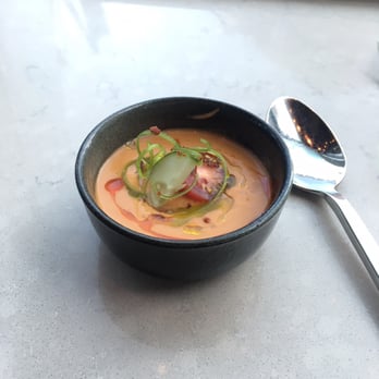 Evo - Blended tomato gazpacho - Tapas/Small Plates Near Me - Portland, Maine