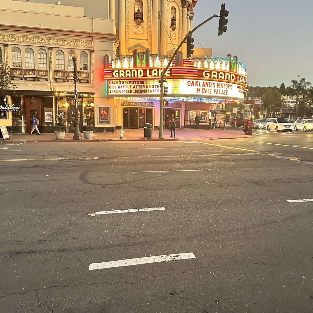 The Cheese Steak Shop - Grand Lake theater is a historic landmark near the cheesesteak shop. - Sandwiches Near Me - Oakland, California The Cheese Steak Shop - Grand Lake theater is a historic landmark near the cheesesteak shop. - Sandwiches Near Me - Oakland, California