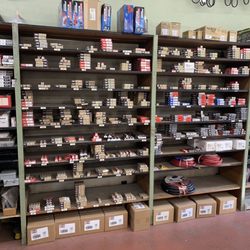 Lafayette Auto Supply - Parts on shelf. The good stuff is behind the counter.