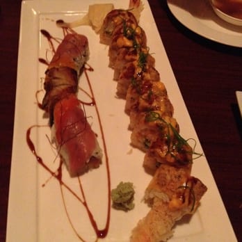 Kenichi Bistro - This is "fire dragon" and the "red sox" maki mmmmmmmm - Asian Fusion Near Me - Worcester, Massachusetts Kenichi Bistro - This is "fire dragon" and the "red sox" maki mmmmmmmm - Asian Fusion Near Me - Worcester, Massachusetts