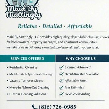 Maid By Mattingly - Home Cleaning Near Me Maid By Mattingly - Home Cleaning Near Me