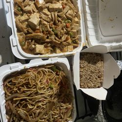 Wing Ming - Mapo tofu, pork lo mein and Pork Fried Rice