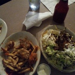 Yocko’s - Awesome. Steak burrito boneless garlic parm Wings nachos crab dip sweet chili Wings perfect.