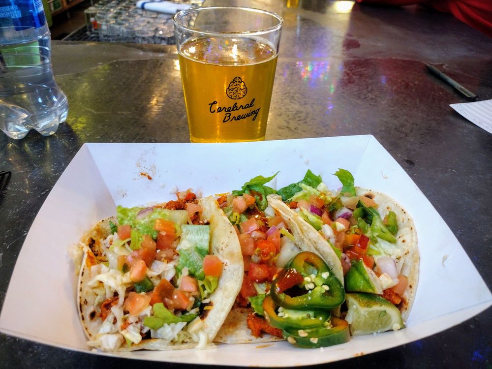 Food from Muy Loco Tacos