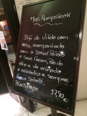 Menu photo 4 Block House Lisbon, 11