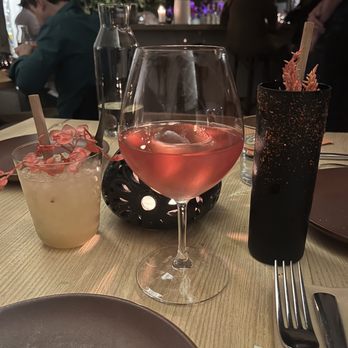 Colita - From left to right: Xochitl In Love, Mamakuna, Paloma. The Xochitl In Love is one of the best drinks around - New American Near Me - Minneapolis, Minnesota