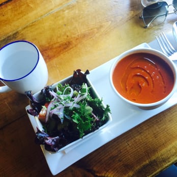Burgoo Bistro - Tomato soup & salad - Comfort Food Near Me - Vancouver, British Columbia Burgoo Bistro - Tomato soup & salad - Comfort Food Near Me - Vancouver, British Columbia