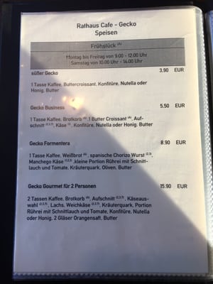 Menu photo 1 Rathaus Café Gecko Cologne, NW